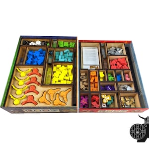 Root + Marauders + Riverfolk + Underworld + Extras Insert - Unofficial | Wooden Organizer