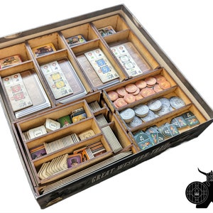 Great Western Trail + Expansion Insert (1st edition) | Wooden Organizer