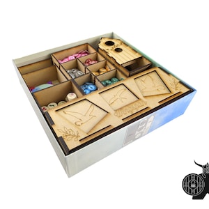 Wingspan + Euro + Oceania Insert | Wooden Organizer