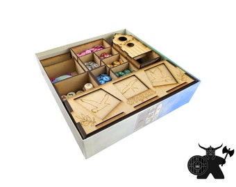 Wingspan + Euro + Oceania Insert | Wooden Organizer