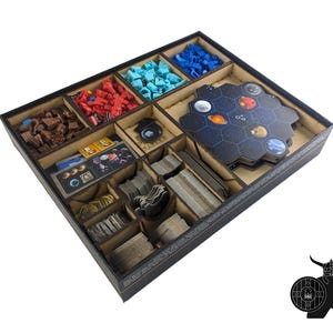 Gaia Project + The Lost Fleet Board Game Insert | Wooden Organizer