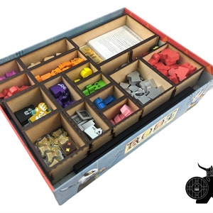 Root: Marauder and Hireling Expansions Insert - Unofficial | Wooden Organizer