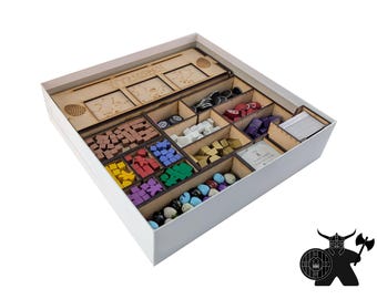 Wyrmspan + Dragon Academy Expansion Insert | Wooden Organizer