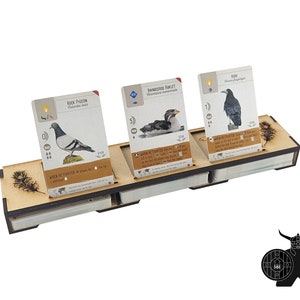 Scatola portadocumenti Wingspan Asia / Organizzatore in legno