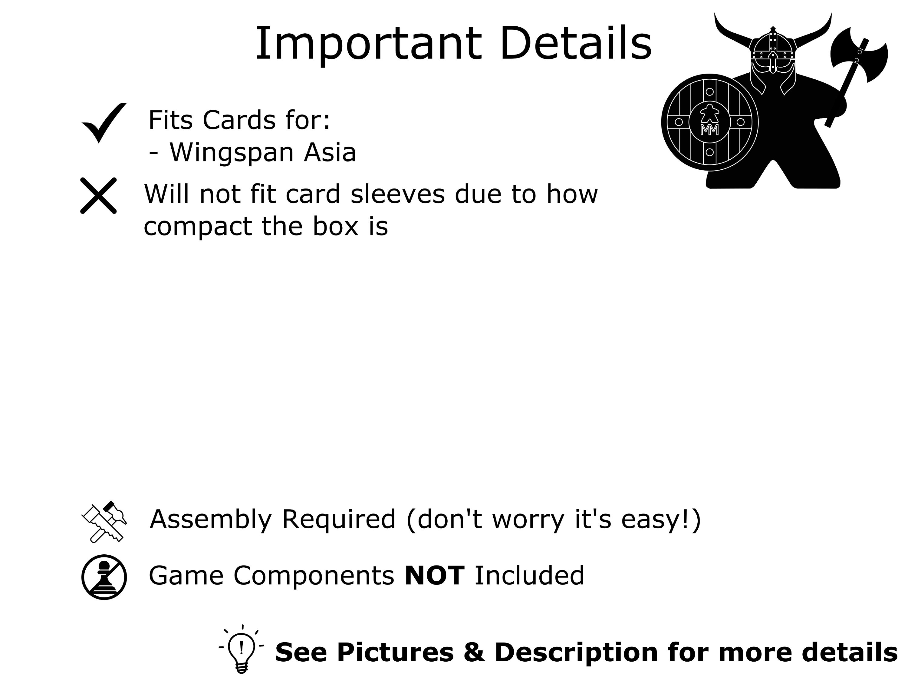 card sleeves for wingspan You can rest assured that your Wingspan+ Expansion cards will be protected from dirt Wingspan Asia Card Box |