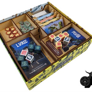Brew Board Game Insert | Wooden Organizer