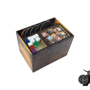 Gloomhaven Buttons and Bugs Insert | Wooden Board Game Insert