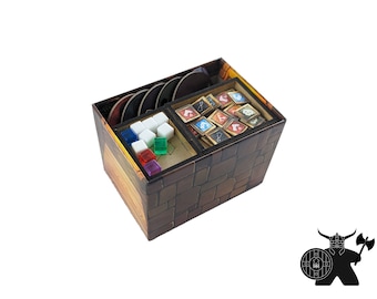Gloomhaven Buttons and Bugs Insert | Wooden Board Game Insert