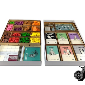 Food Chain Magnate + Ketchup Mechanism Insert | Wooden Organizer