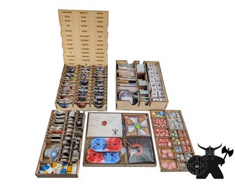 Gloomhaven 2nd Edition Insert | Wooden Organizer