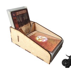 Wooden Draw & Discard Deck Holder