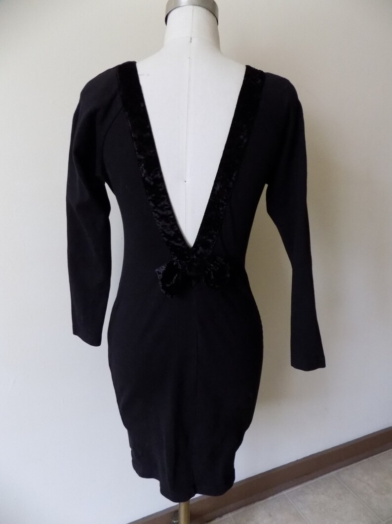 Little Black Dress 90s Dress Tight Dress YES Clothing | Etsy