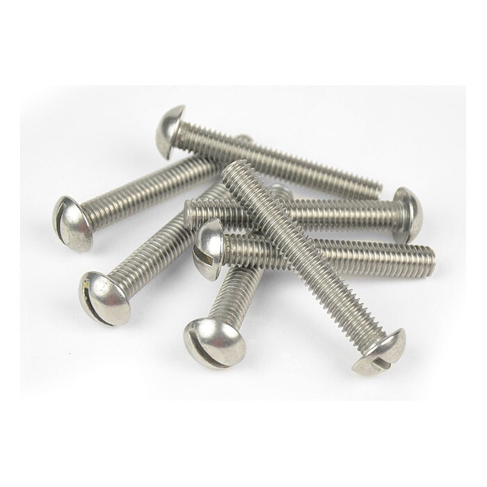 Vintage Stove Bolts 3/8 x 2 1/2 Round Head Slot Etsy