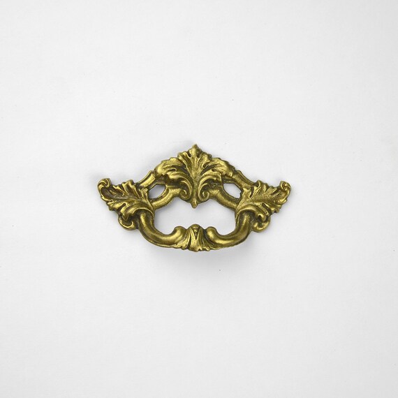 Vintage French Provincial Drawer Pull Single Screw Classic Etsy