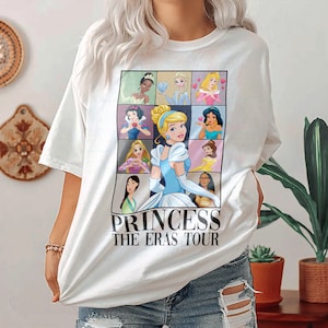 Prinses Cartoon Tour Shirt Png, Middernachten Png, Prinses Shirt Design, Verjaardag Prinses, Verjaardag Meisje Tee, Assepoester, Instant Download