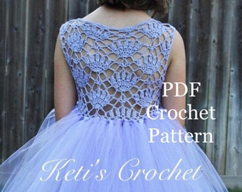 Crochet Pattern,Crochet Lace Tutu Dress Pattern,Crochet Top Pattern,Crochet Dress Pattern,Lace Top Tutu Pattern,Tutu Dress Crochet Pattern