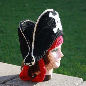 Crochet Pattern:adult Pirate Hatpirate Hat Crochet - Etsy