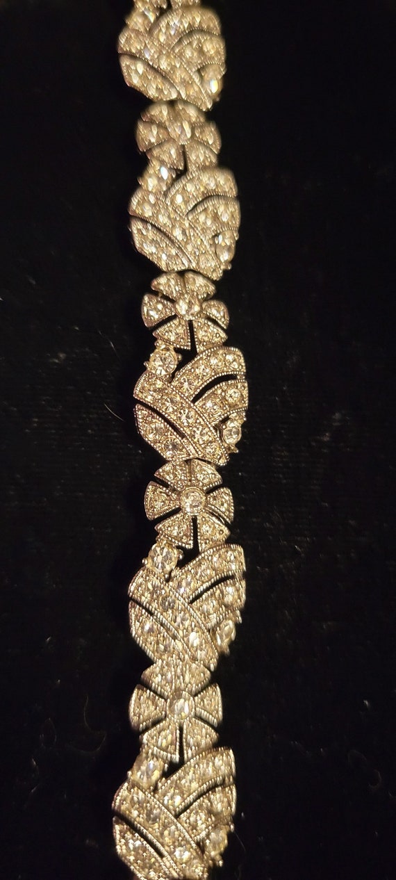 EXQUISITE Vintage  Rhinestone Bracelet. Great Spar