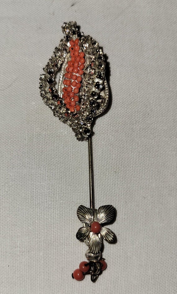 MIRIAM HASKELL Russian stick pin 1940s/50s