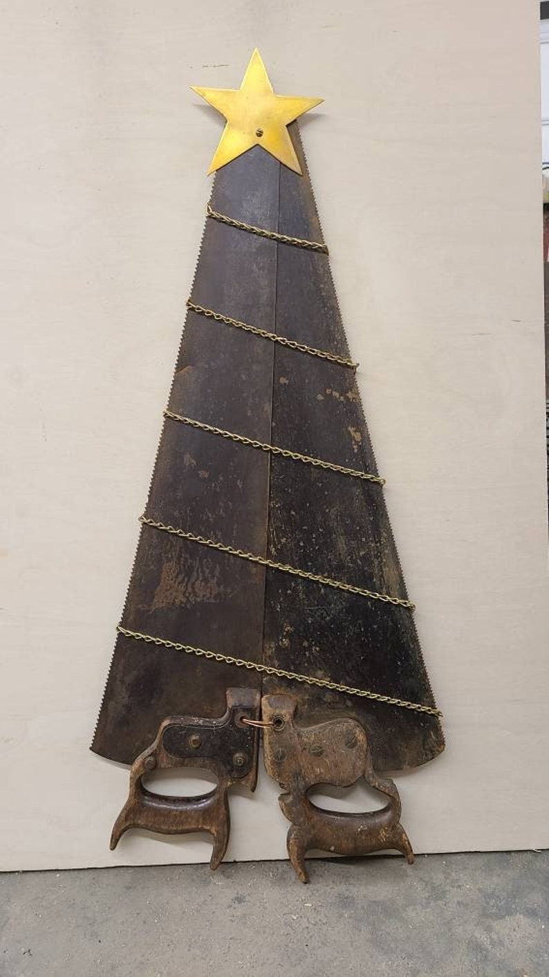 Hand Saw Christmas Tree Etsy