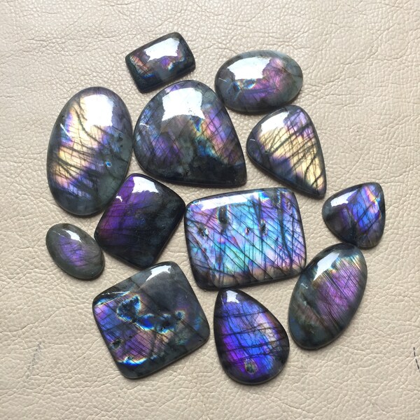 Labradorite Cabochons Full Flash Fire Super Sparkle Size : 54-26 MM Approx Quality AAA Wholesale price