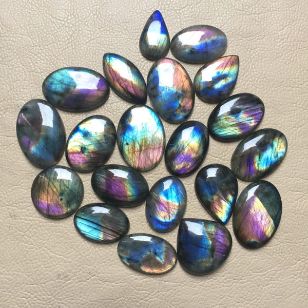 Labradorite Cabochons Size : 40-30 MM Approx Quality AAA Wholesale price