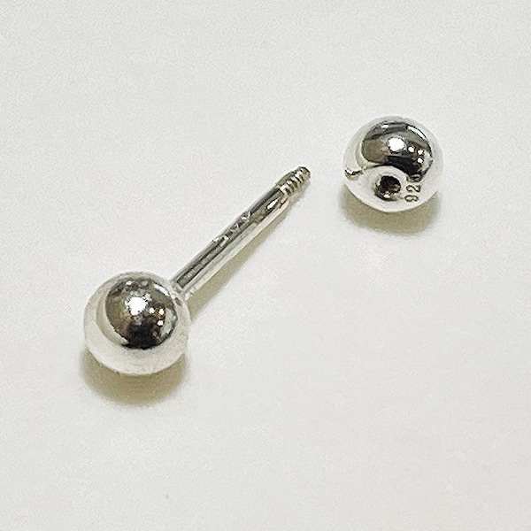 925 Sterling Silver Ball 2, 3, 4, 5, 6, 7mm  Piercing 21G