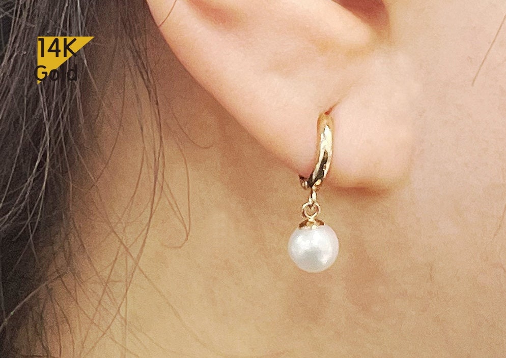 【WING BLING】14k Gold Filled★Ever Swarovski Pearl ピアス WING BLING】14k Gold Filled☆Ever Swarovski Pearl ピアス