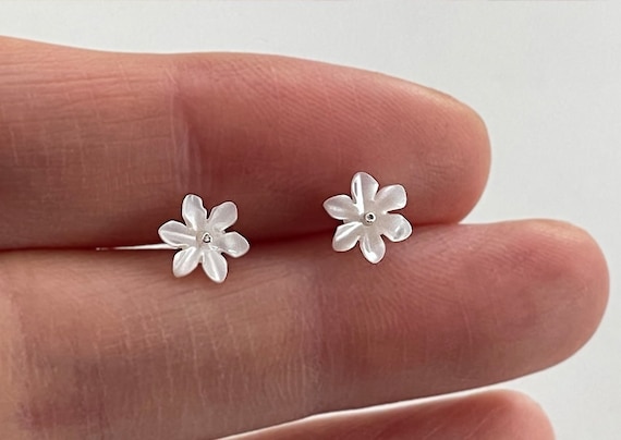 Shell flower earrings deals