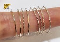14K Gold  Super Skinny Stacking Ring, Thin Stacking Ring, Super Thin Ring, Solid Gold Ring - TGR301 product logo