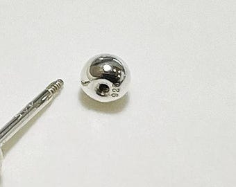 925 Sterling Silver extra End-Ball ( for 20G post )