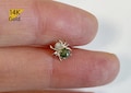 14K Solid Gold  Spider Rough Diamond Barbell Piercing, 20G, 6mm Post product logo