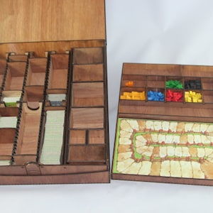 Carcassonne Big Box - storage for the Carcassonne game - tiles, Meeples, dividers and more!