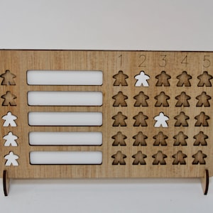 5 x 5 Game Challenge Board - boardgames, games, hardwood, whiteboard.