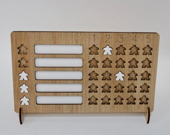 5 x 5 Game Challenge Board - boardgames, games, hardwood, whiteboard.
