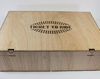 Jumbo Ticket to Ride Storage Box: Holds 12 Maps, Cards & Trains