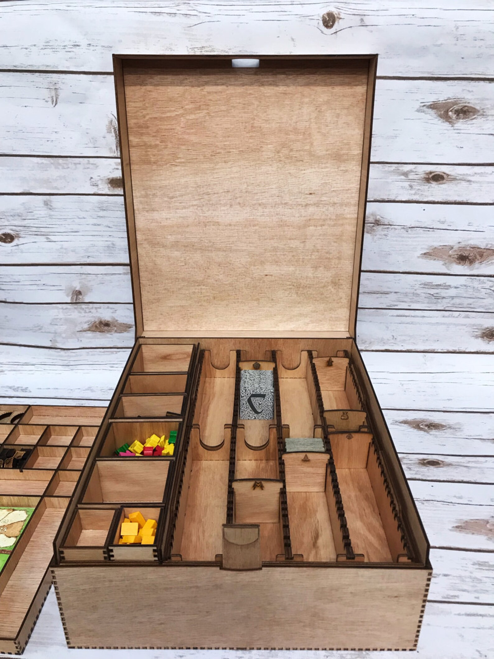 Jumbo Carcassonne Box Ultimate Storage For The Carcassonne Game 