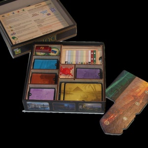 Plik DIGITAL DXF DOWNLOAD dla organizera kompatybilnego z grą planszową 7 Wonders Duel - cięcie laserowe, cięcie laserowe, gra planszowa, samodzielny montaż