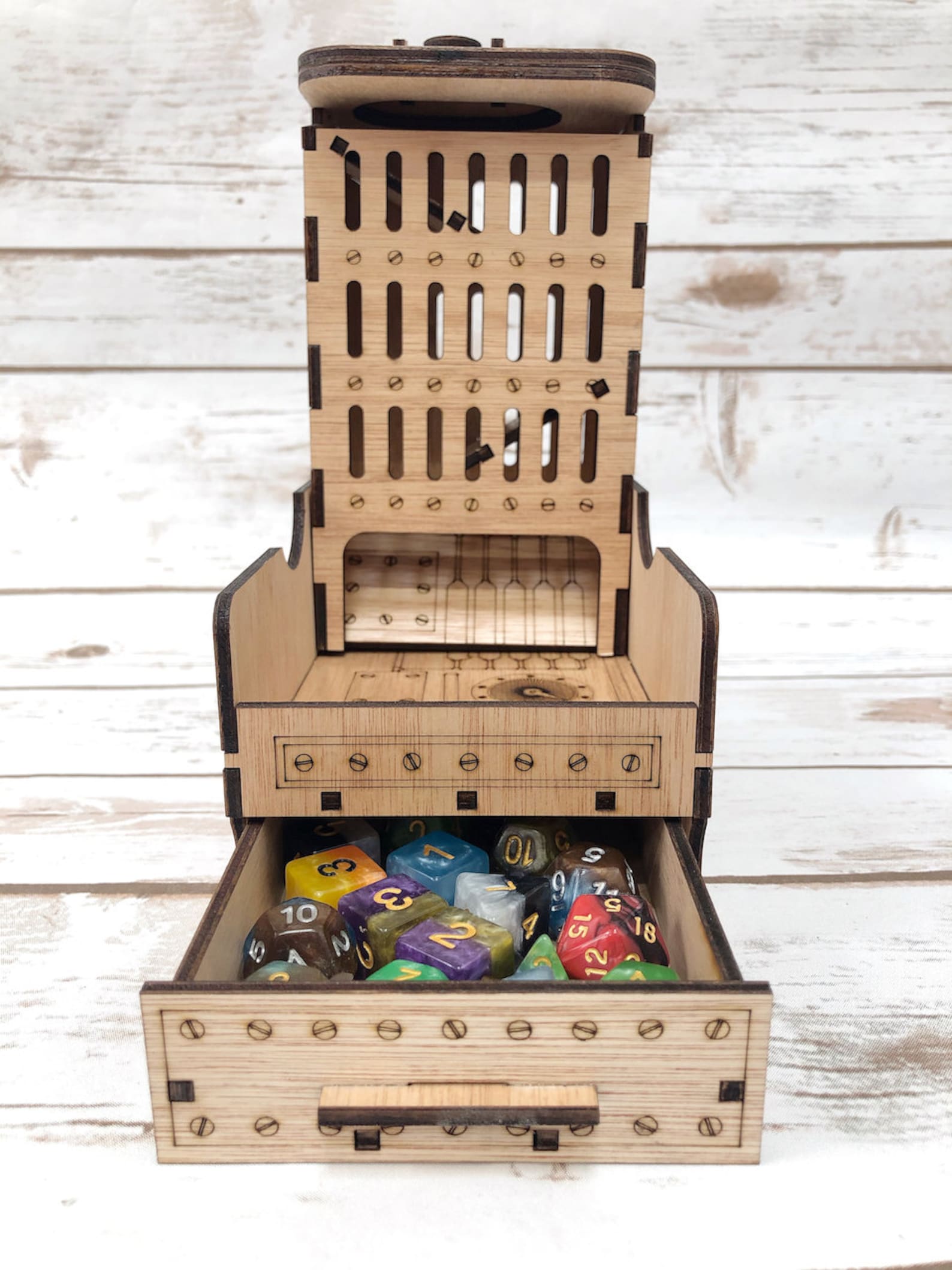 Steampunk Dice Tower Dice Games Board Games RPG Laser Cut Etsy Australia