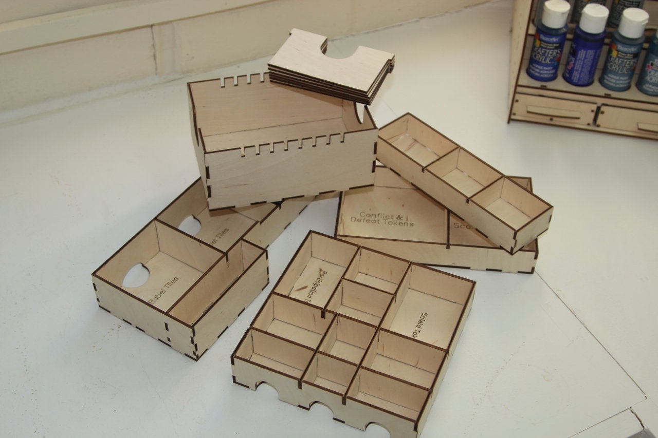 Laser Cut Seed Box Downloadable Files - Makers Workshop