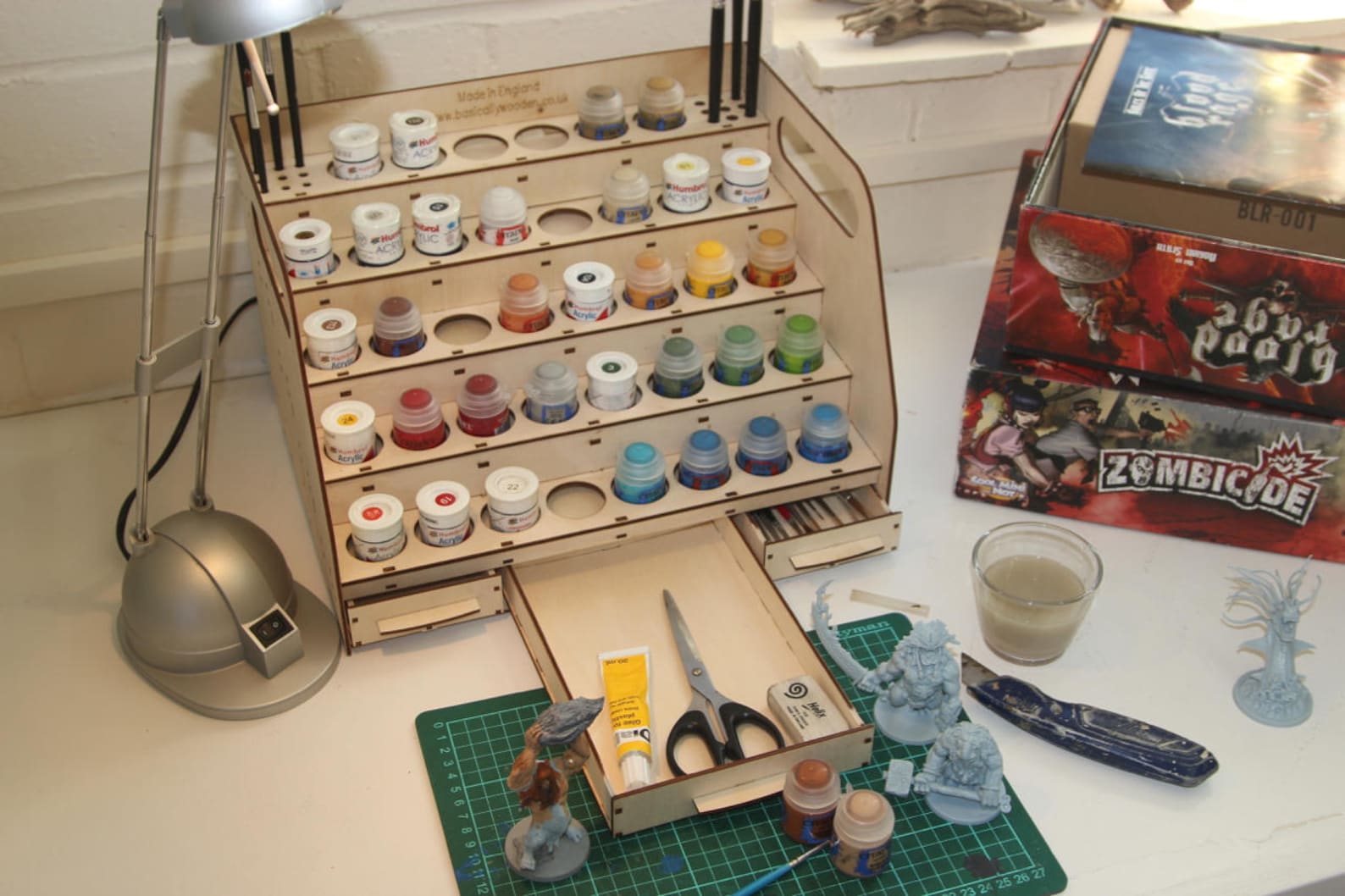 Art / Paint Station Perfect for Storing Your Paints Inks Etsy