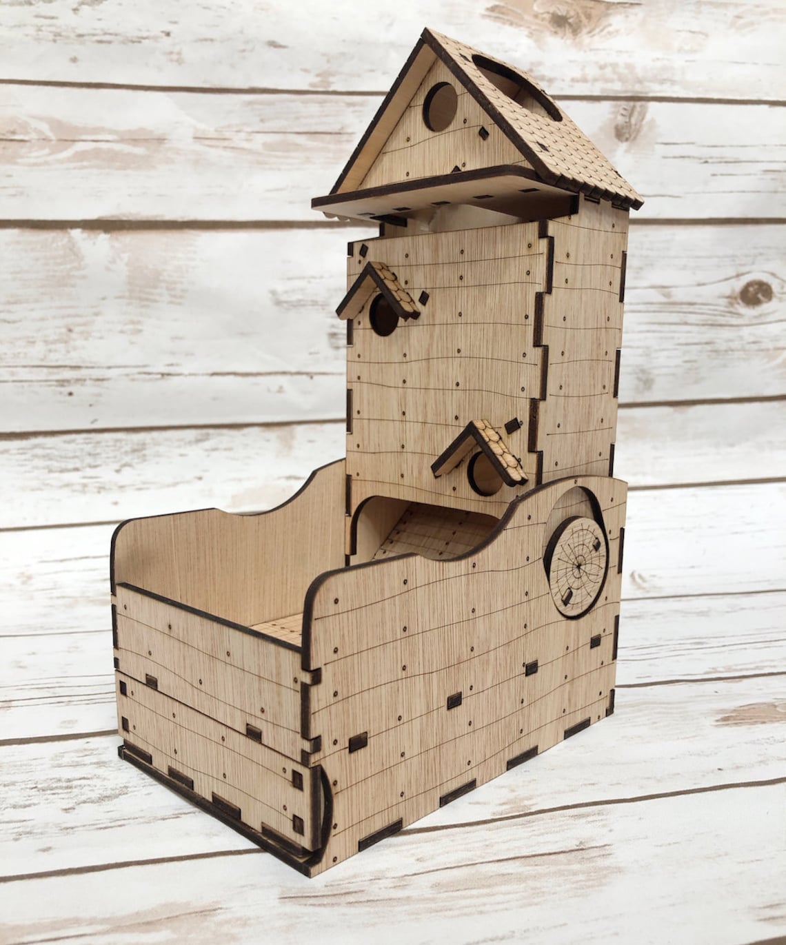 BIRD HOUSE Dice Tower With Drawer for Dice Storage Fully Etsy