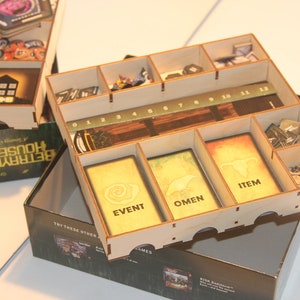 DIGITALE DXF Download Datei für Organizer kompatible mit BETRAYAL at House on Hill Brettspiel - Laser cut,brettspiel, diy, Selbstmontage