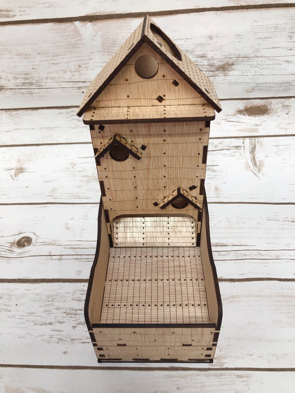 BIRD HOUSE Dice Tower With Drawer for Dice Storage Fully Etsy