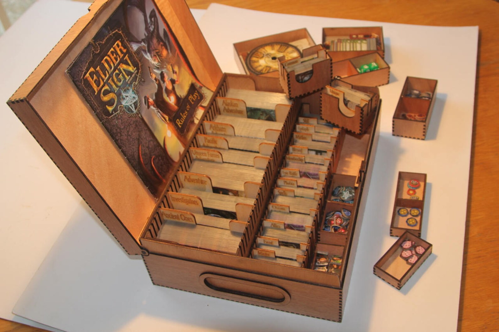 Medium Elder Sign Storage Box Base Game PLUS ALL Current Etsy