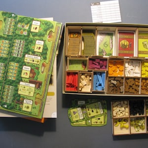 Agricola Board Game Organizer: Laser Cut DXF File (Digital Download)