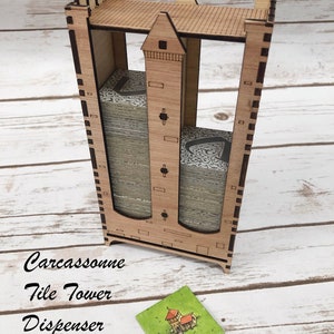 Carcassonne Tower Tile Dispenser