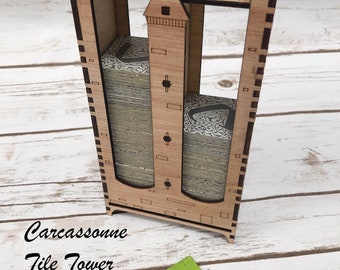 Carcassonne Tower Tile Dispenser