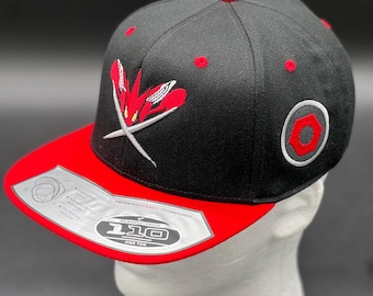 Scizor Inspired Embroidered Snapback Hat | Custom Pokémon Streetwear | Holiday Gift for Gamers & Collectors | Flexfit 110 Cap