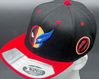 Wolverine & Deadpool Inspired Marvel X-Men Hat | Superhero Anti-Hero Cap | Embroidered Custom Snapback